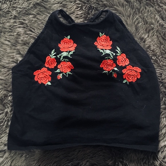 Rose Crop Top - Picture 1 of 2